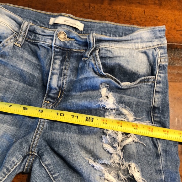 KanCan Distressed Denim Shorts - Picture 10 of 11